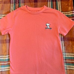 Kids Coral Snoopy T-Shirt